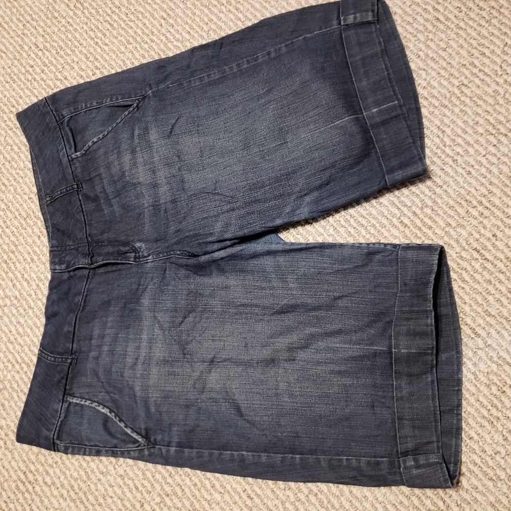 Denim Bermuda shorts